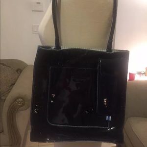 🎀SOLD🎀 MIU MIU BLK PATENT LEATHER MED TOTE